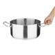 Vogue Stainless Steel Casserole Pan 28cm