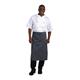 Whites Bistro Apron Blue/White Butchers Stripe 900x800mm