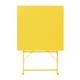 Bolero Perth Mellow Yellow Pavement Style Square Table 600mm