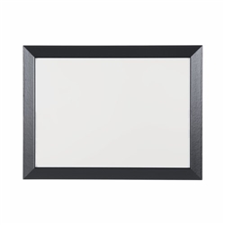 Bi-Office Kamashi Magnetic Whiteboard; Lacquered Steel Surface; MDF Frame With Black Finish; 600x450mm
