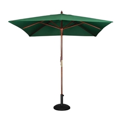 Bolero Square Double Pulley Parasol 2.5m Diameter Green