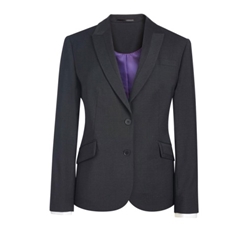 Brook Taverner Sophisticated Novara Ladies Tailored Fit Jacket Charcoal UK 10 Long 2222C
