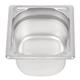 Vogue Heavy Duty Stainless Steel 1/6 Gastronorm Tray 100mm