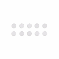 Bi-Office Round Magnets; 30mm; White; Pack of 10