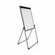 Bi-Office Premiere Freestanding Magnetic Flipchart Easel; Dry-Wipe Lacquered Steel Surface; Black Aluminium Frame; 700x1000mm