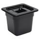 Vogue Polycarbonate 1/6 Gastronorm Container 150mm Black