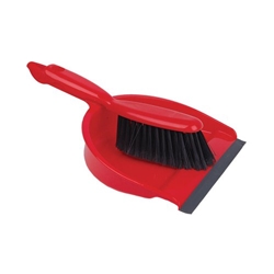 Janit-X Red Value Colour Coded Dustpan And Brush Set
