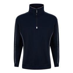 Orn 1240 Crane 1/4 Zip Sweatshirt Navy Large