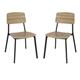 Bolero Beaufort Wooden Interior Dining Chairs (2 pack)