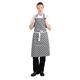 Whites Bib Apron Black & White Check
