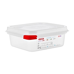 Araven Polypropylene 1/6 Gastronorm Food Storage Containers 1.1Ltr (4 pack)