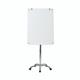 Bi-Office Prime Glass Mobile Easel; Drywipe Magnetic Surface; 70x100cm; Chrome Structure
