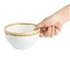 Olympia Kiln Round Bowl Chalk 140mm 635ml (6 Pack)