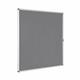 Bi-Office Enclore Display Case; Grey Felt Surface; Lockable Acrylic Door; Aluminium Frame; 1160x1288mm - 20x A4
