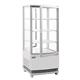Polar C-Series Energy Efficient Curved Door Display Fridge White 86Ltr