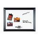 Bi-Office Kamashi Magnetic Whiteboard; Lacquered Steel Surface; MDF Frame With Black Finish; 600x450mm