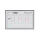 Bi-Office Weekly Planner; Magnetic Surface; Grey Lined MDF Frame; 60x40cm
