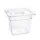 Vogue Polycarbonate 1/6 Gastronorm Container 150mm Clear