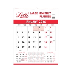 Letts Large Monthly Planner 2026 26-TLMP