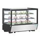 Polar G-Series Countertop Display Fridge Black Square Glass 160Ltr