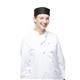 Whites Chef Skull Cap Polycotton Black - XL
