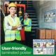 Fork & Lift Truck Safety Laminated Guidance Poster A2 - A620