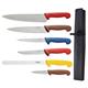 Hygiplas Colour Coded 6-Piece Chef Knife Set with Wallet