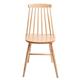 Fameg Farmhouse Angled Side Chairs Natural Beech (2 pack)