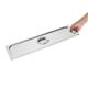 Vogue Stainless Steel Gastronorm 2/4 Lid
