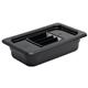 Vogue Polycarbonate 1/4 Gastronorm Container 65mm Black