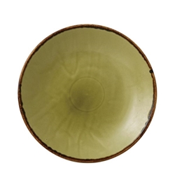 Dudson Harvest Deep Coupe Plates Green 255mm (12 pack)