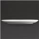 Olympia Athena Hotelware Oval Coupe Plates 254x197mm (12 Pack)