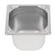 Vogue Heavy Duty Stainless Steel 1/6 Gastronorm Tray 150mm