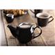 Olympia Cafe Milk Jug Black - 70ml 2.36fl oz (6 Pack)
