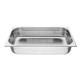 Vogue Stainless Steel Perforated 1/1 Gastronorm Tray 100mm