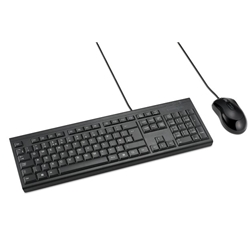 Kensington EQ Wired Desktop Set Keyboard & Mouse K75452UK KM100
