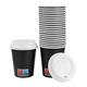 Nisbets Essentials Hot Cups and Lids Pack 8oz (350 Pack)