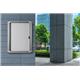 Bi-Office Mastervision Outdoor Lockable Board; Magnetic Lacquered Steel Surface; Aluminium Frame; 67x93.1cm (9xA4)
