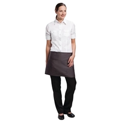 Chef Works Short Bistro Apron Charcoal