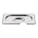 Vogue Stainless Steel 1/9 Gastronorm Notched Lid