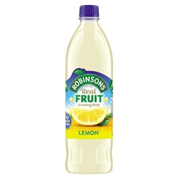 Robinsons (No Added Sugar) Lemon 1litre - PACK (12)