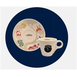 Lavazza Tierra Espresso Coffee Cup & Saucer 4oz