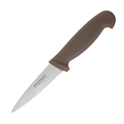 Hygiplas Paring Knife Brown 8.3cm