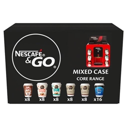 Nescafe & Go Variety Pack Option 56 Drinks Pack inc 50 Lids
