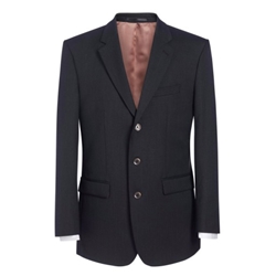 Brook Taverner Performance Langham Classic Fit Single Breasted Jacket Charcoal 48 Long 5984C