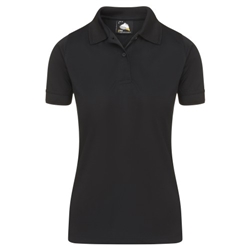 Orn 1196 Ladies Oriole Polo Shirt Black UK 20
