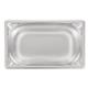 Vogue Heavy Duty Stainless Steel 1/4 Gastronorm Tray 150mm