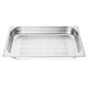 Vogue Stainless Steel Perforated 1/1 Gastronorm Tray 65mm