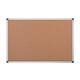 Bi-Office Maya Cork Notice Board; Aluminium Frame; 900x900mm; For Flipping Boards System
