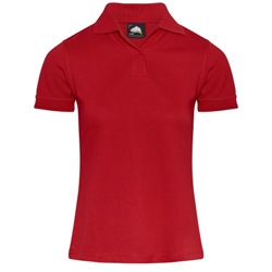 Orn 1160 Wren Ladies Polo Shirt Red UK 18
